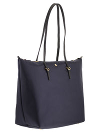 Lauren Ralph Lauren Women Nylon Tote Bag With Double Handles And Logo