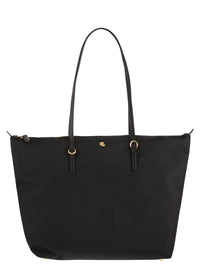 Lauren Ralph Lauren Women Nylon Tote Bag With Double Handles And Logo