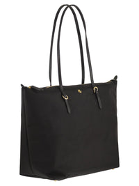 Lauren Ralph Lauren Women Nylon Tote Bag With Double Handles And Logo