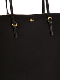 Lauren Ralph Lauren Women Nylon Tote Bag With Double Handles And Logo