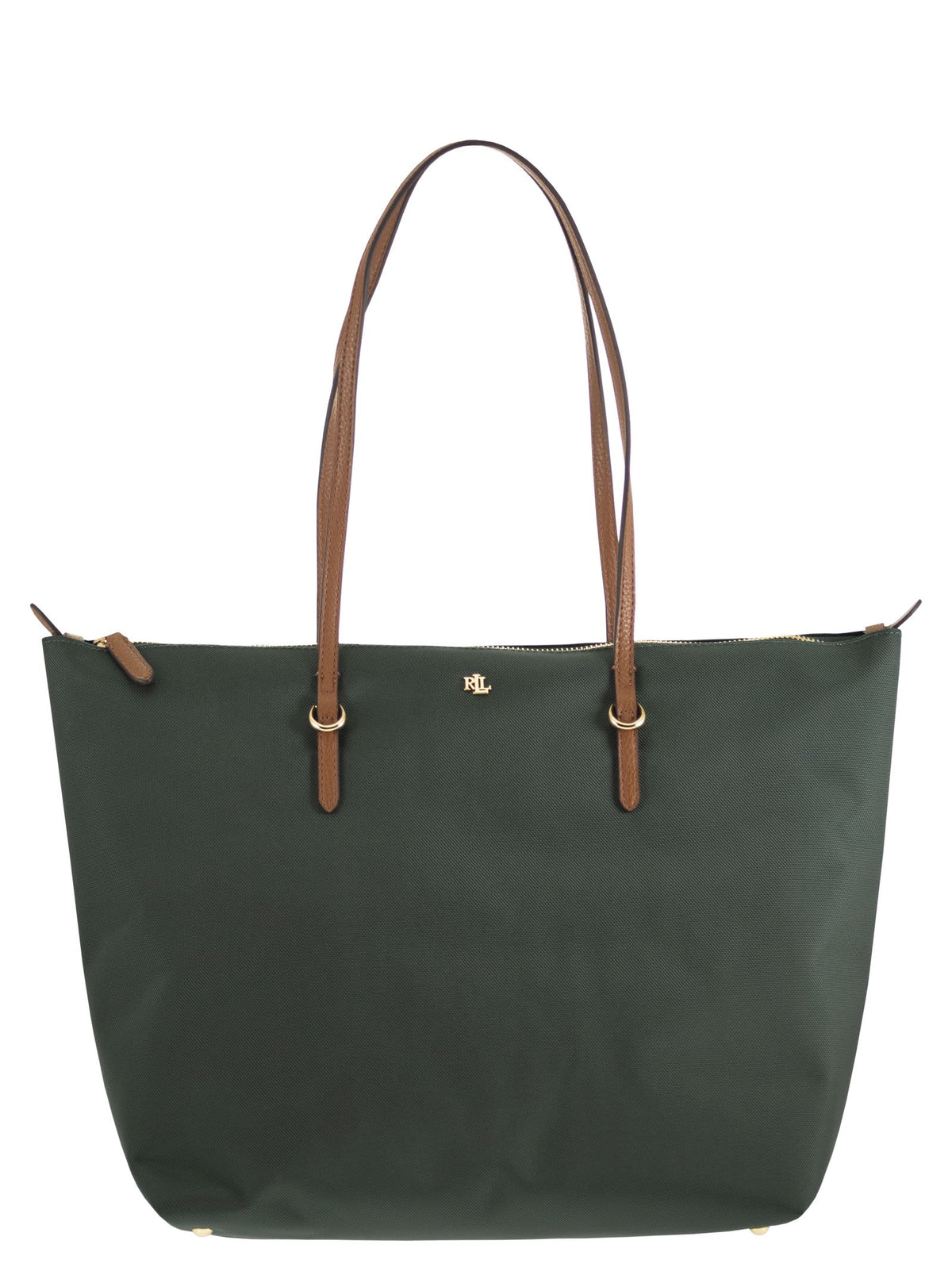 Lauren Ralph Lauren Women Nylon Tote Bag With Double Handles And Logo