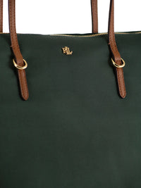 Lauren Ralph Lauren Women Nylon Tote Bag With Double Handles And Logo