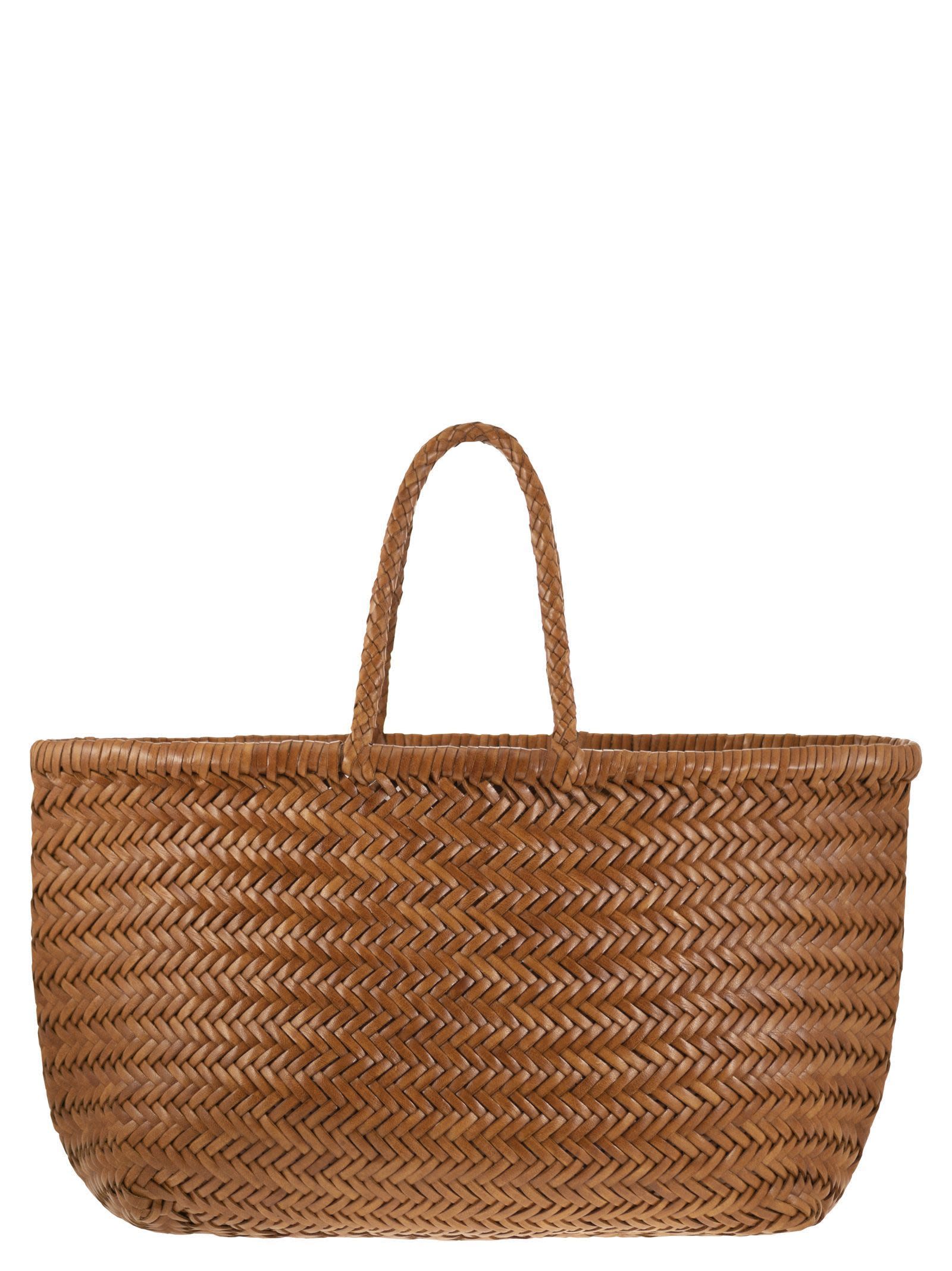 DRAGON DIFFUSION Dragon Diffusion Women Triple Jump Big - Woven Leather Bag