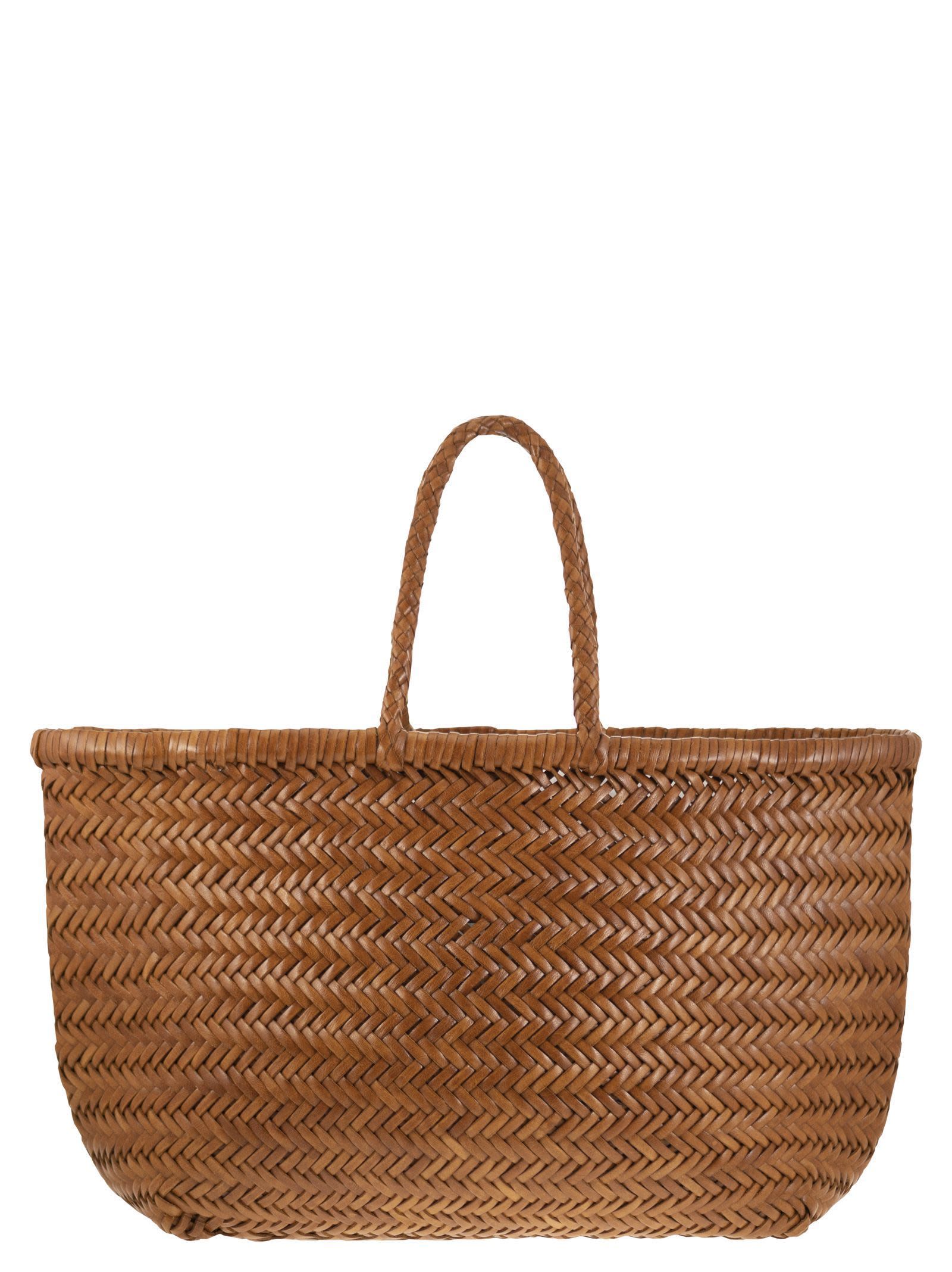 DRAGON DIFFUSION Dragon Diffusion Women Triple Jump Big - Woven Leather Bag