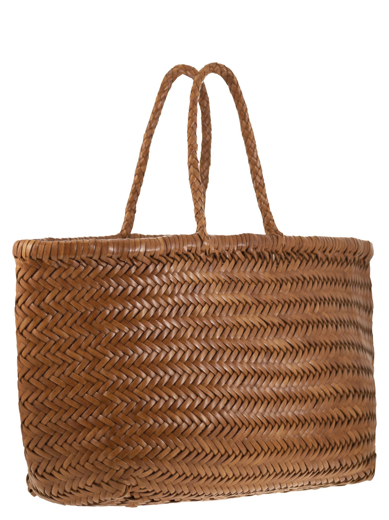 DRAGON DIFFUSION Dragon Diffusion Women Triple Jump Big - Woven Leather Bag