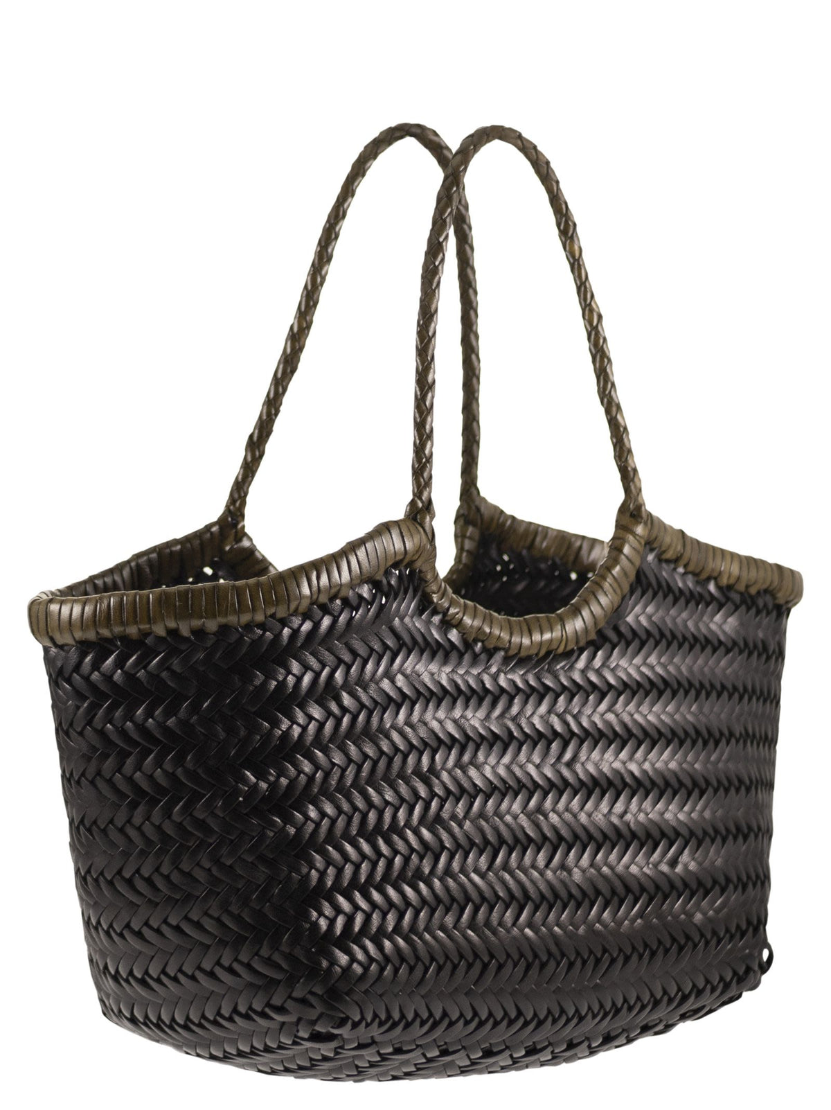 Dragon Diffusion Women Nantucket - Two-Tone Woven Buffalo Calfskin Bag