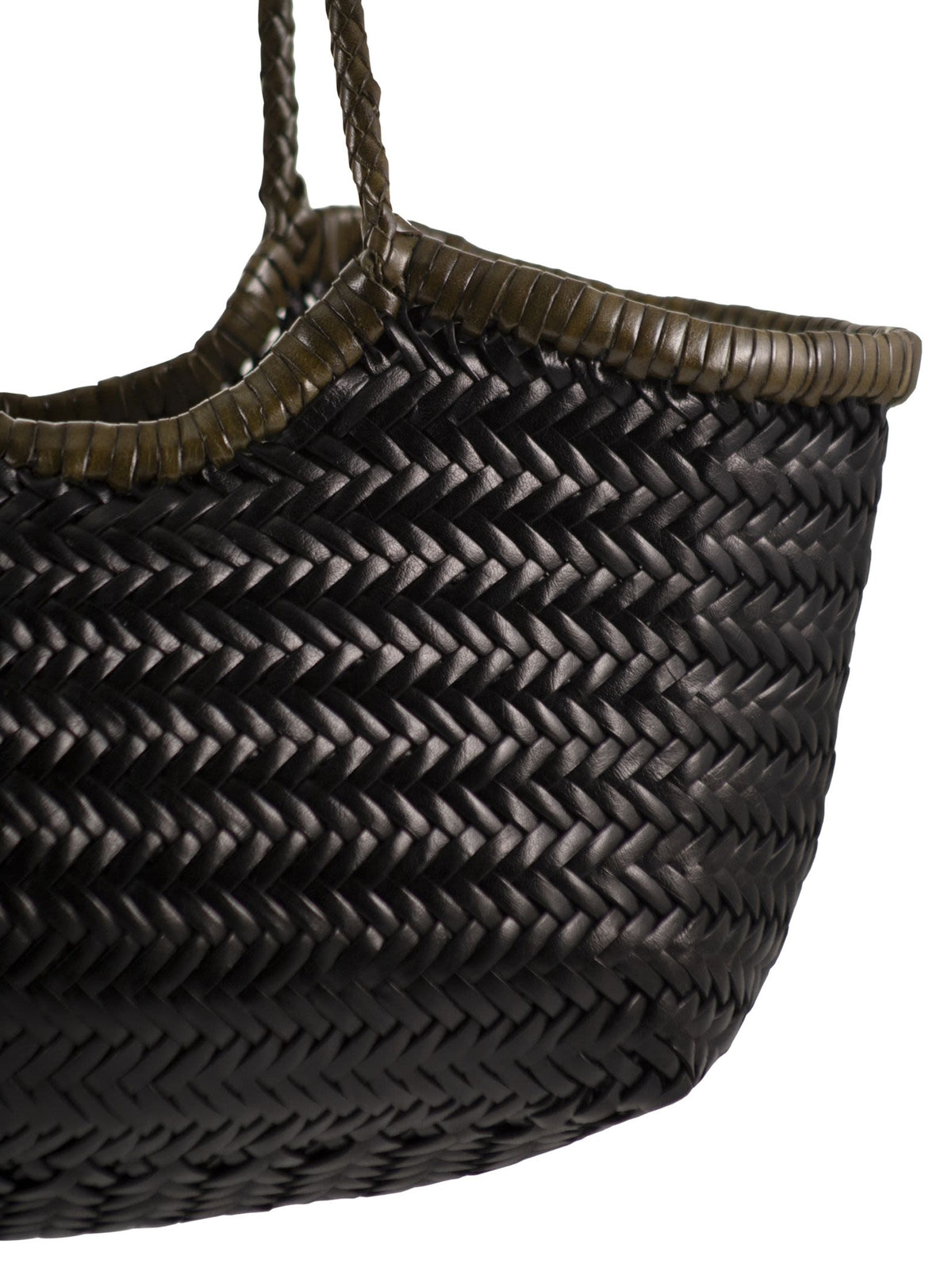 Dragon Diffusion Women Nantucket - Two-Tone Woven Buffalo Calfskin Bag