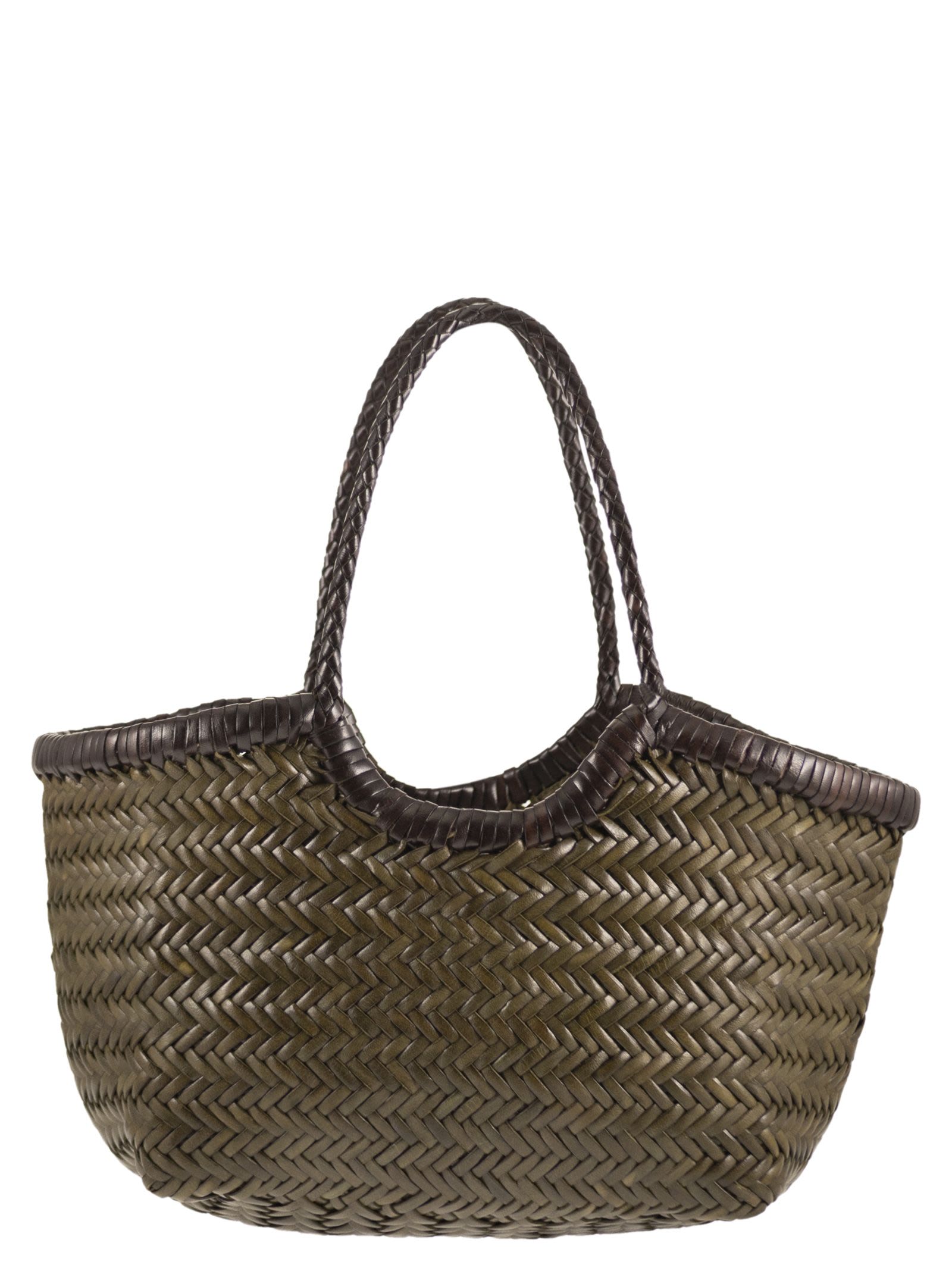 DRAGON DIFFUSION Dragon Diffusion Women Nantucket - Two-Tone Woven Buffalo Calfskin Bag