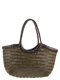 DRAGON DIFFUSION Dragon Diffusion Women Nantucket - Two-Tone Woven Buffalo Calfskin Bag