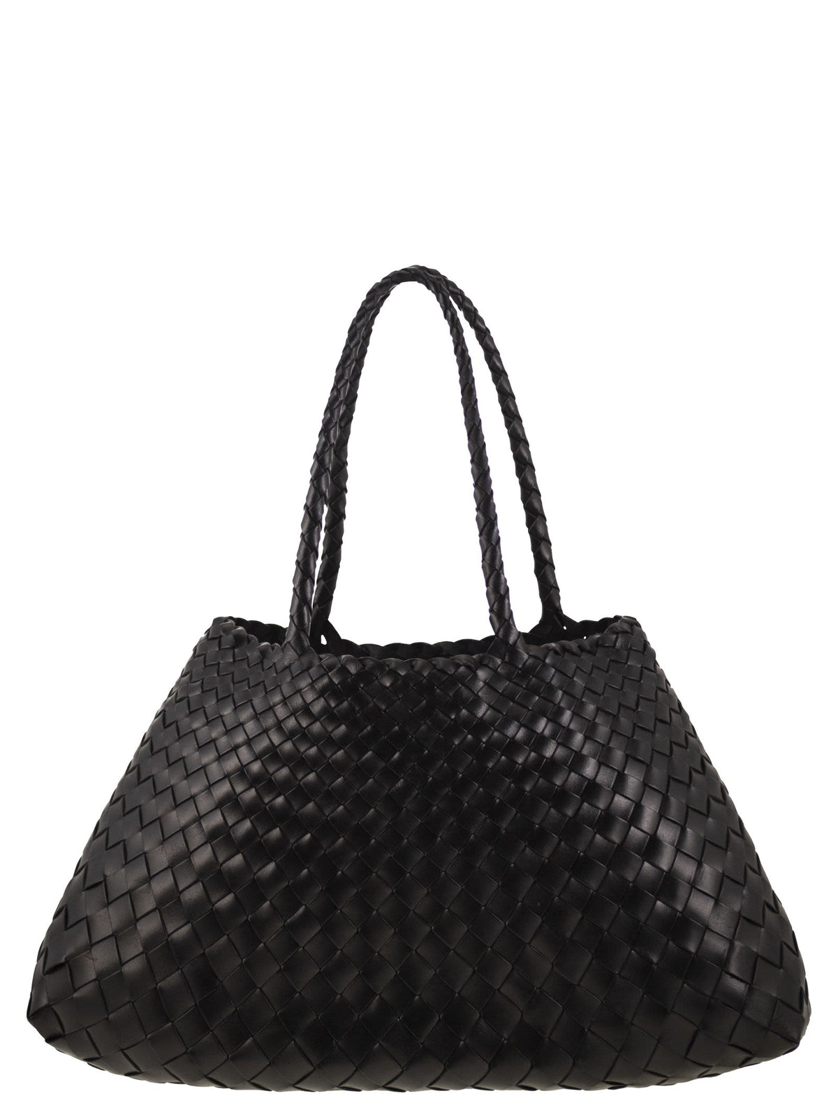 Dragon Diffusion Women Santa Croce Big - Woven Leather Bag