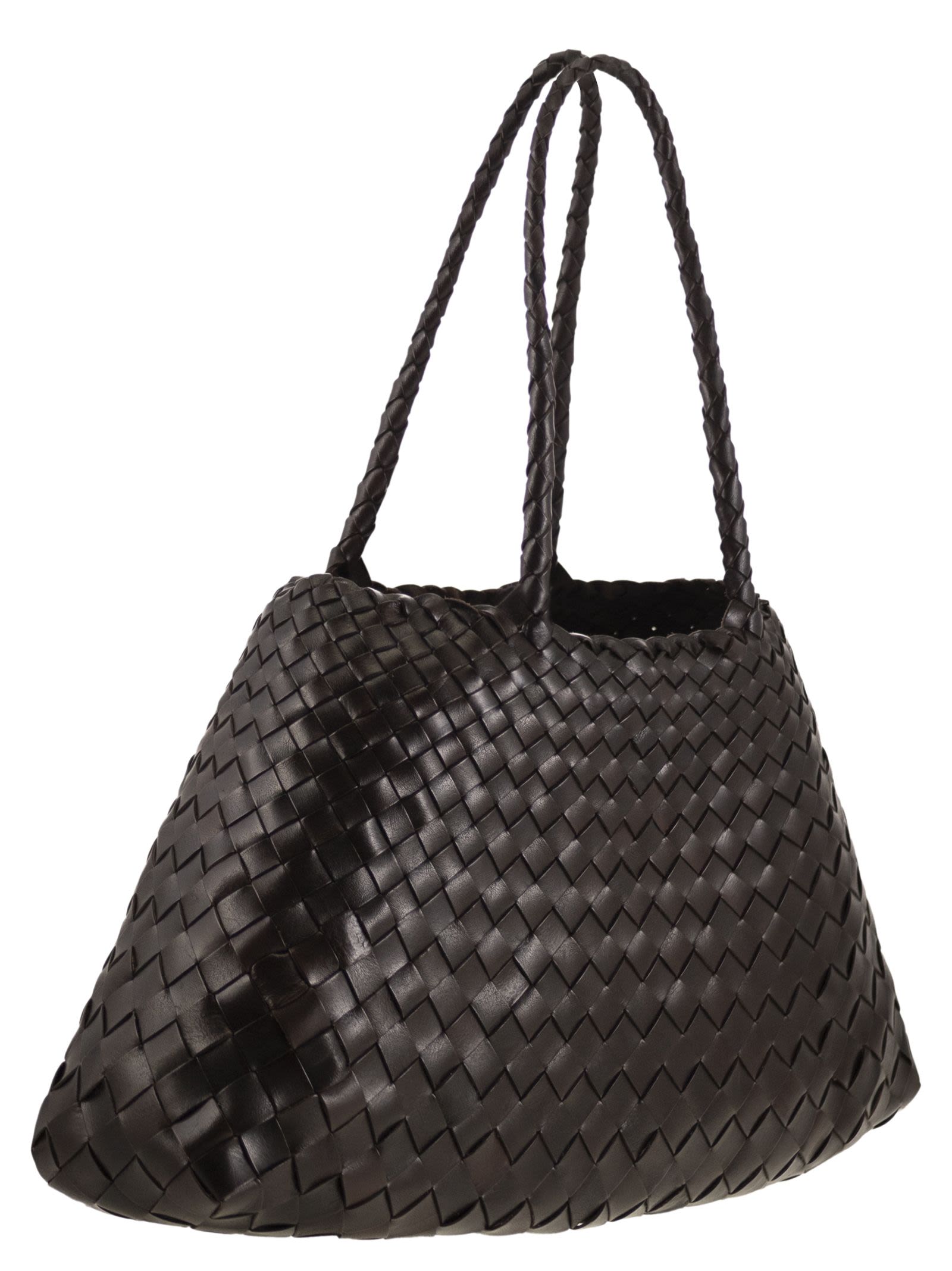 DRAGON DIFFUSION Dragon Diffusion Women Santa Croce Big - Woven Leather Bag