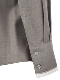 PESERICO Peserico Women Stretch Virgin Wool And Viscose Shirt With Shimmering Cuff Detail