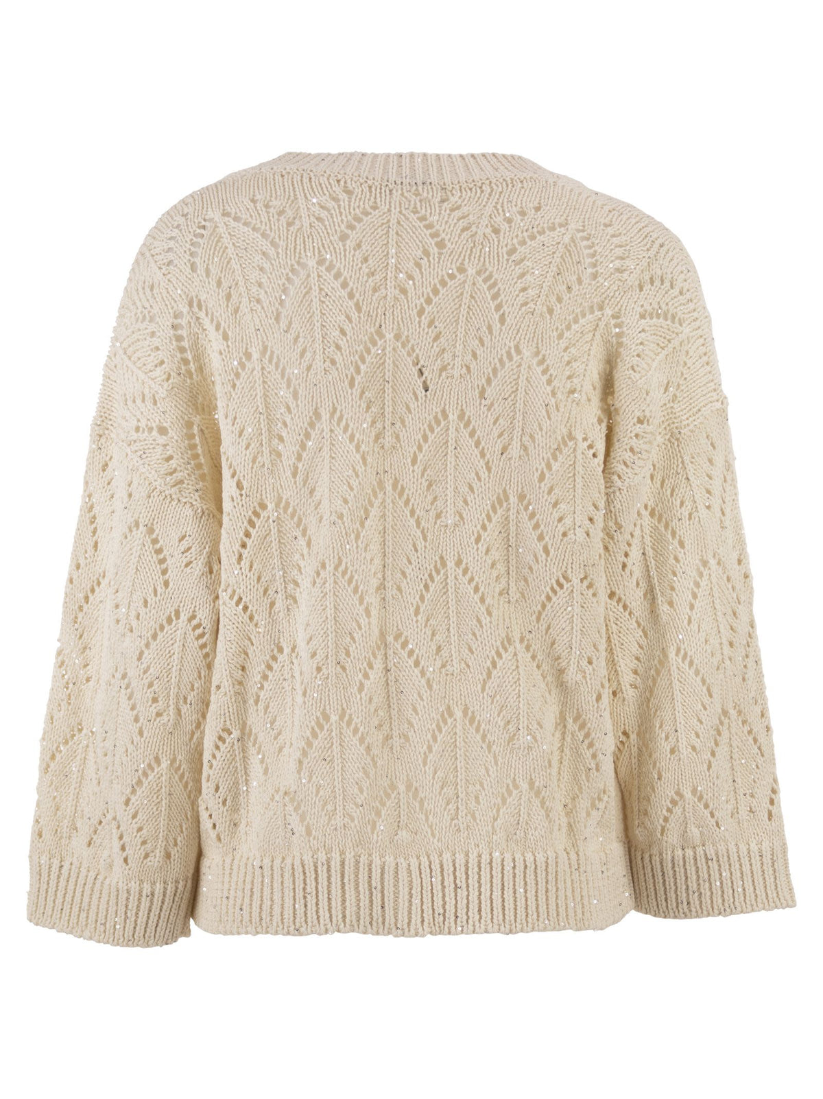 Peserico Women Cotton Cord Cardigan With Sequins