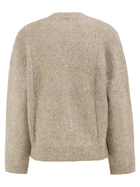 Peserico Women V-Neck Knitted Cardigan With Sequins