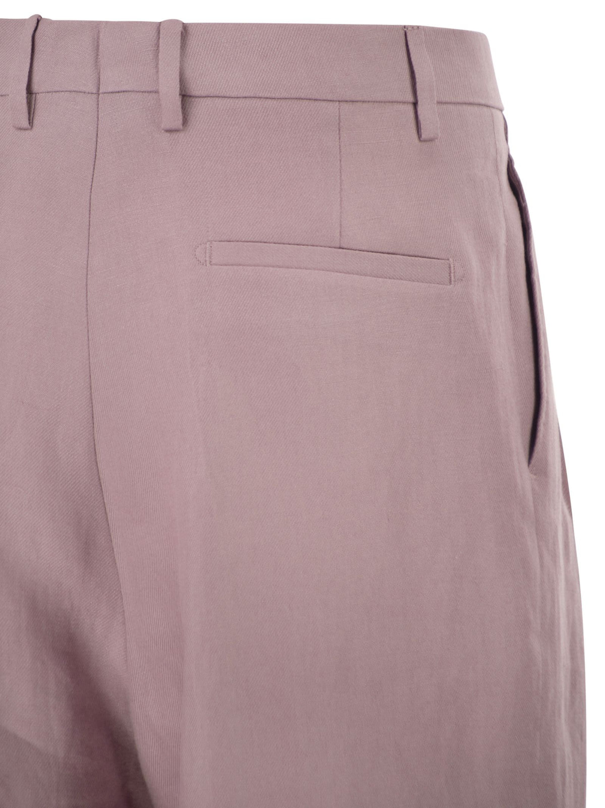 Tagliatore Women Tailored Linen Bermuda Shorts