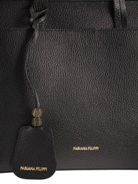 FABIANA FILIPPI Fabiana Filippi Women Grained Leather Shopper Bag With Twin Handles And Shoulder Strap