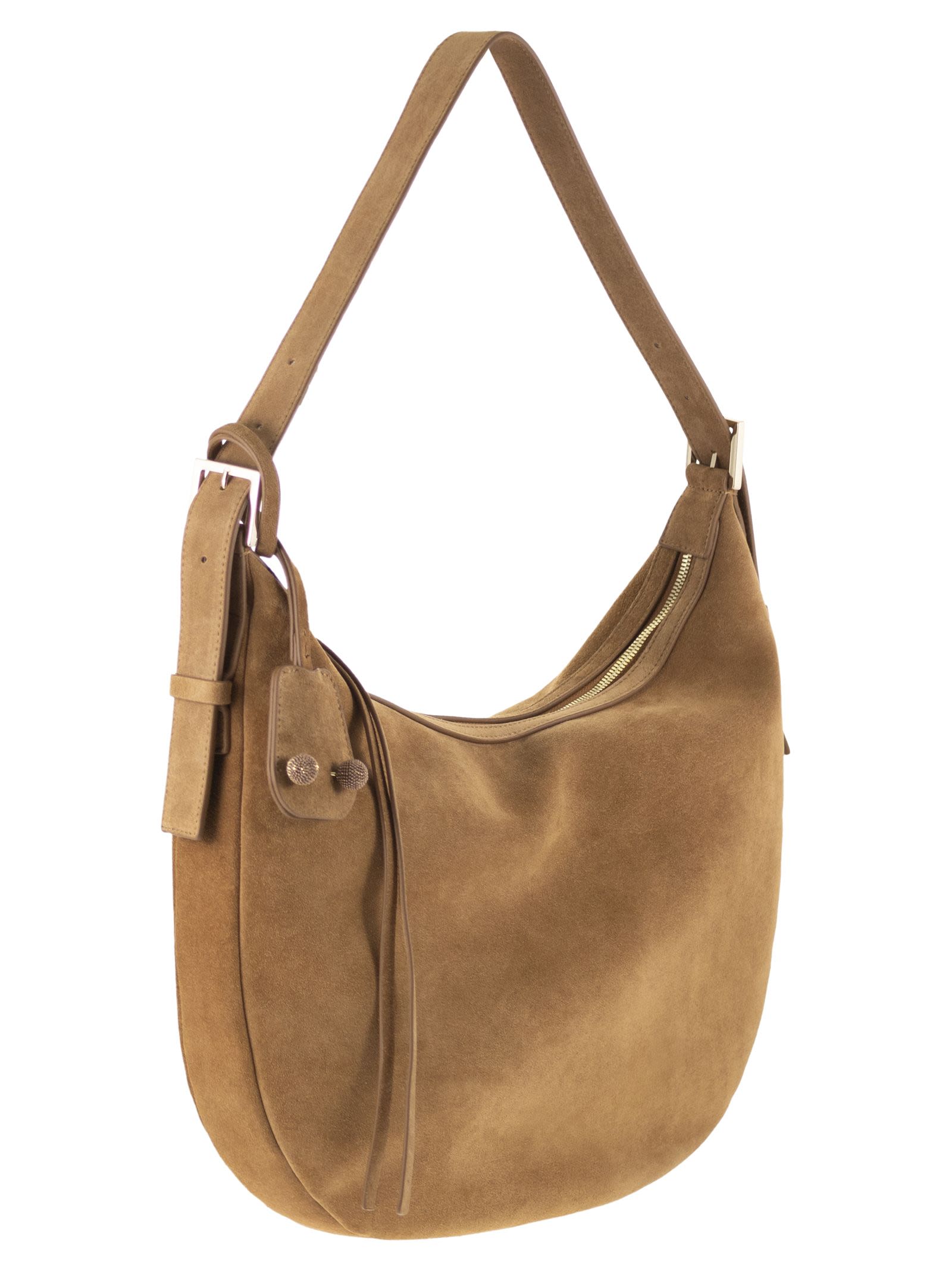 FABIANA FILIPPI Fabiana Filippi Women Maxi Suede Hobo Bag With Diamond Detail