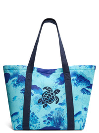 Vilebrequin Unisex Polyester Tote Bag With Marine Print