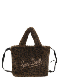 Mc2 Saint Barth Women Colette - Leopard-Print Faux Fur Bag