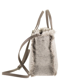 Mc2 Saint Barth Women Colette - Wool-Blend Bag With Fringed Edges