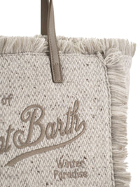 Mc2 Saint Barth Women Colette - Wool-Blend Bag With Fringed Edges