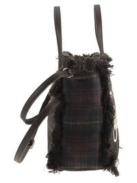 Mc2 Saint Barth Women Colette - Tartan Fringed Tote Bag
