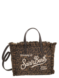 Mc2 Saint Barth Women Colette - Animal-Print Fringed Tote Bag