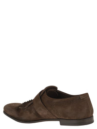 Church's Men Shanghai - Suede Monk Strap With Fringe Detail