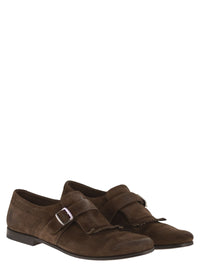 Church's Men Shanghai - Suede Monk Strap With Fringe Detail