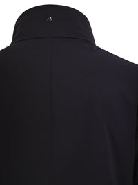 Montecore Men Double-Breasted Technical Fabric Jacket With Detachable Inner Bib
