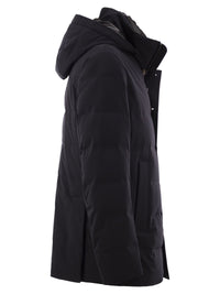 Montecore Men Hooded Down Jacket With Detachable Inner Bib