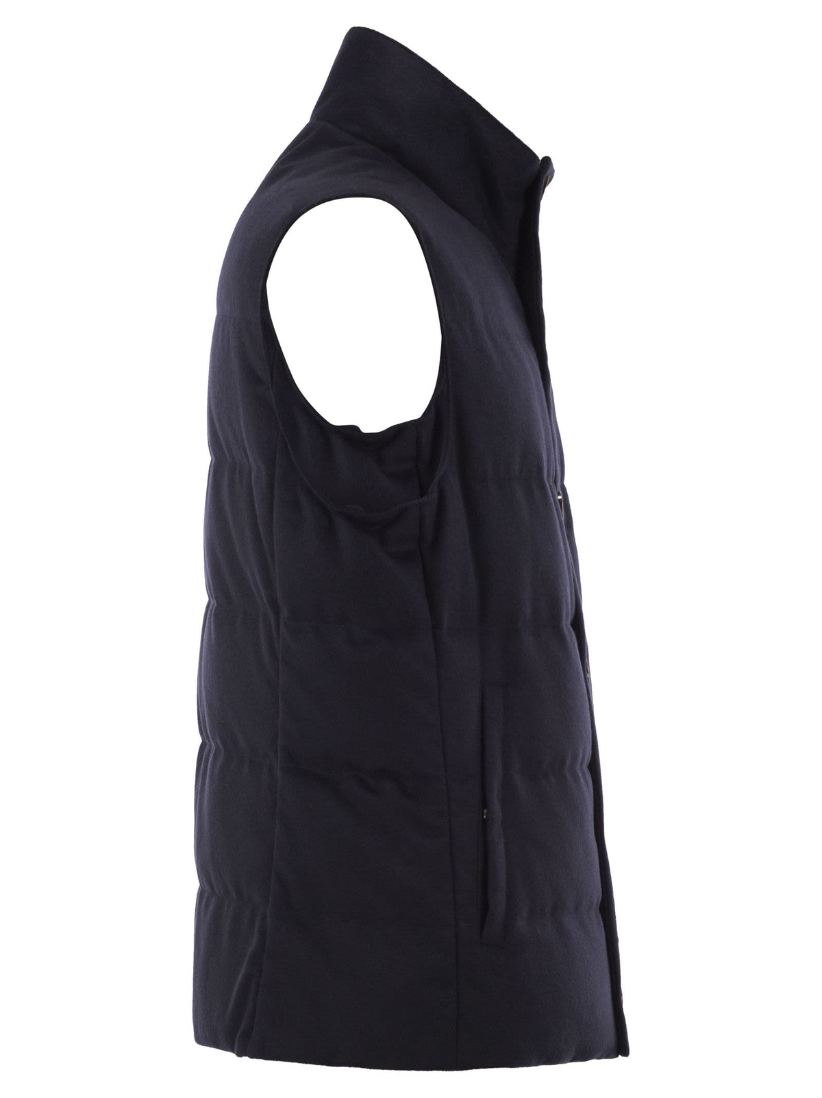 Montecore Men Wool, Silk And Cashmere Blend Padded Gilet