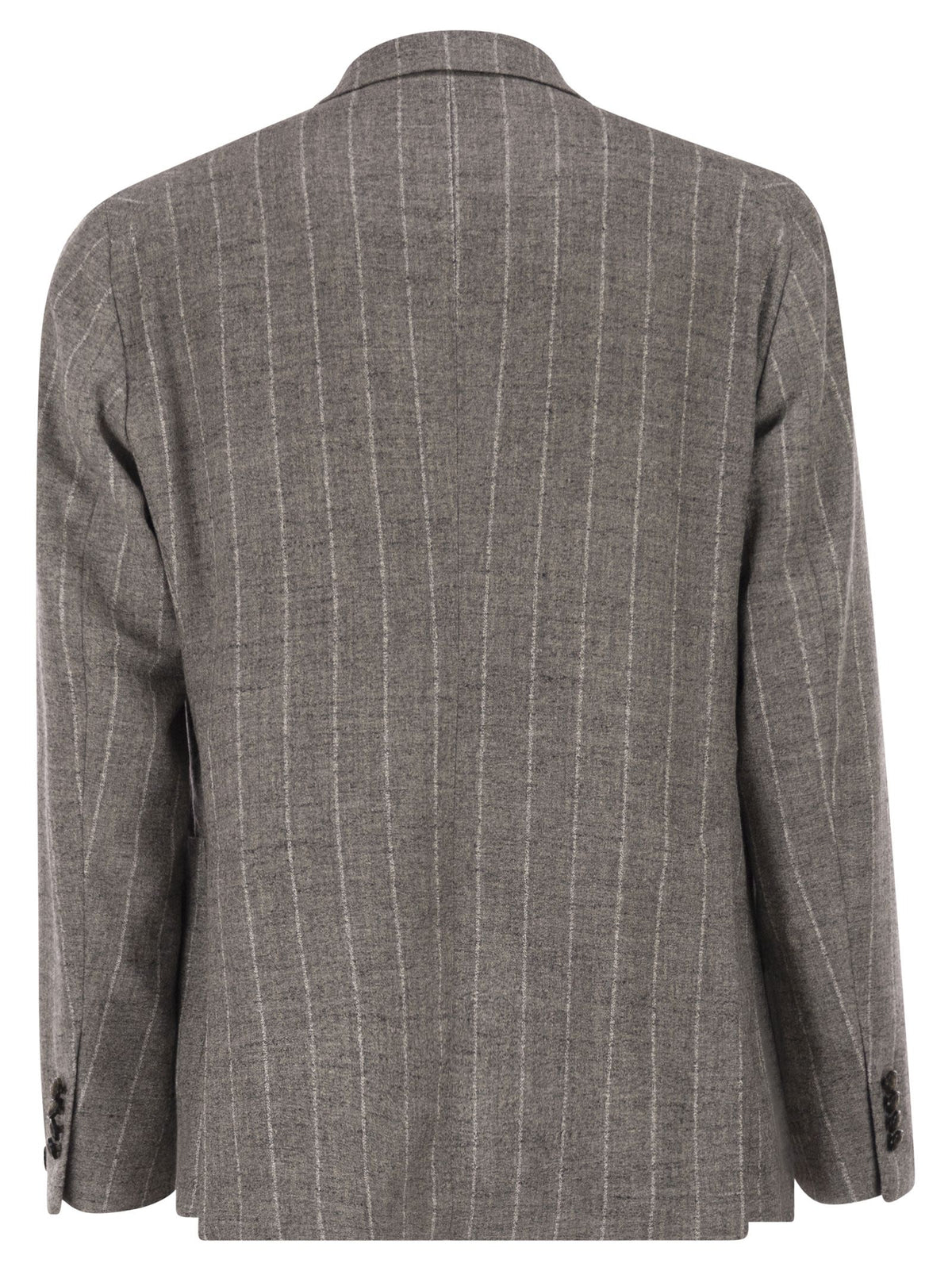 Tagliatore Men Double-Breasted Jacket In Alpaca And Linen