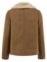 Herno Women Faux Shearling Jacket With Double-Breasted Fastening