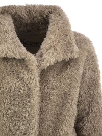 Herno Women Teddy Shearling-Effect Jacket