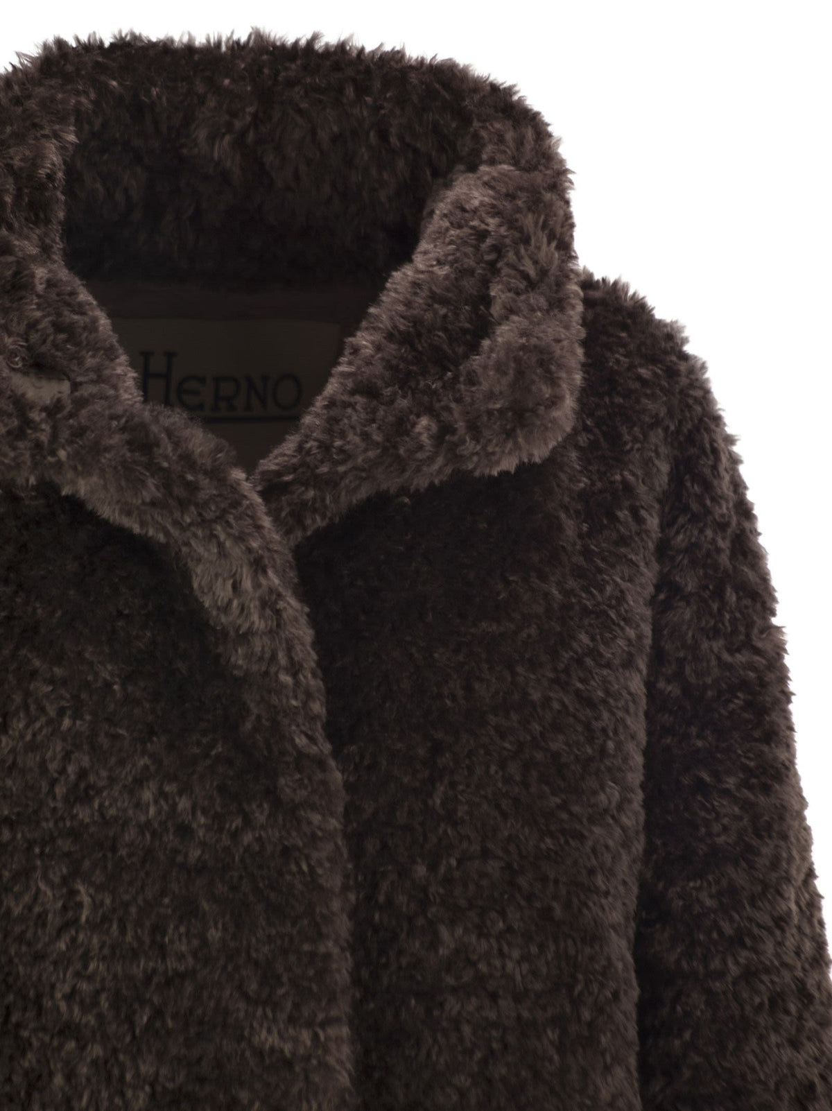 Herno Women Teddy Shearling-Effect Jacket