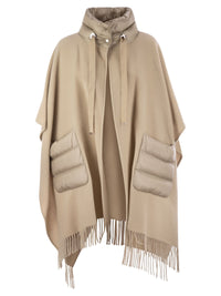 Herno Women Poncho Resort In Warmy E Nylon Ultralight