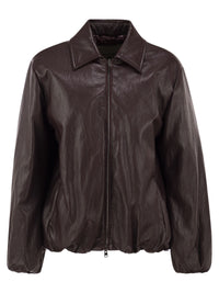 HERNO Herno Women Faux Leather-Effect Padded Bomber Jacket