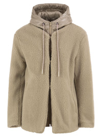 Herno Women Teddy Jacket With Padded Hood