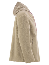 Herno Women Teddy Jacket With Padded Hood