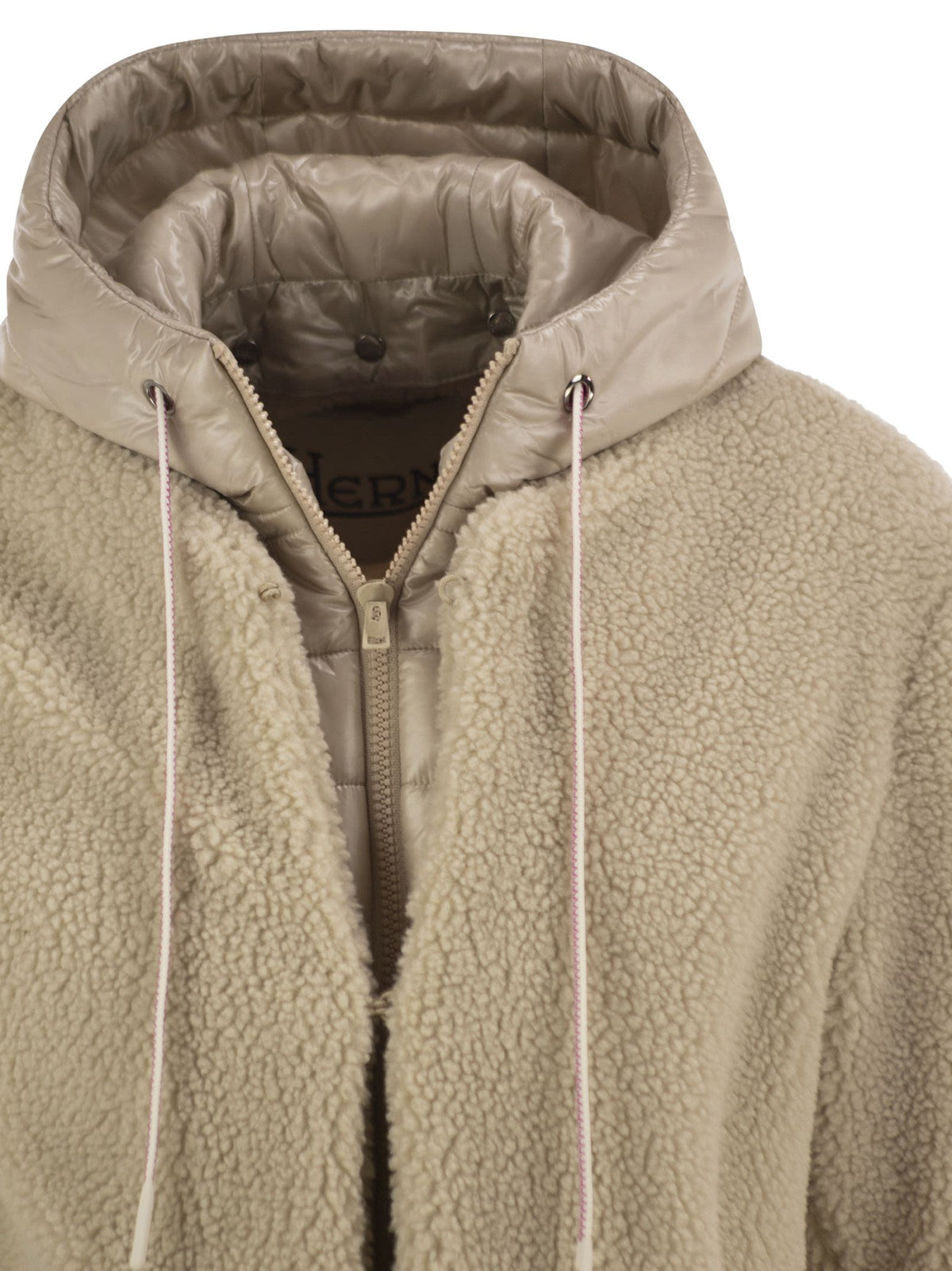 Herno Women Teddy Jacket With Padded Hood