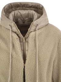 Herno Women Teddy Jacket With Padded Hood