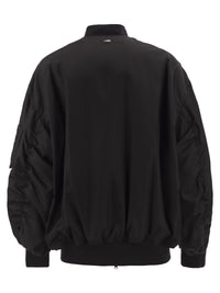 Herno Women Padded Bomber Jacket With Utility Details