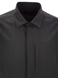 Herno Men Shirt-Cut Jacket In Tech Wool