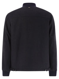 Herno Men Silk And Cashmere Bomber Jacket