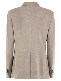 Tagliatore Women Double-Breasted Stretch Cotton And Cashmere Blazer