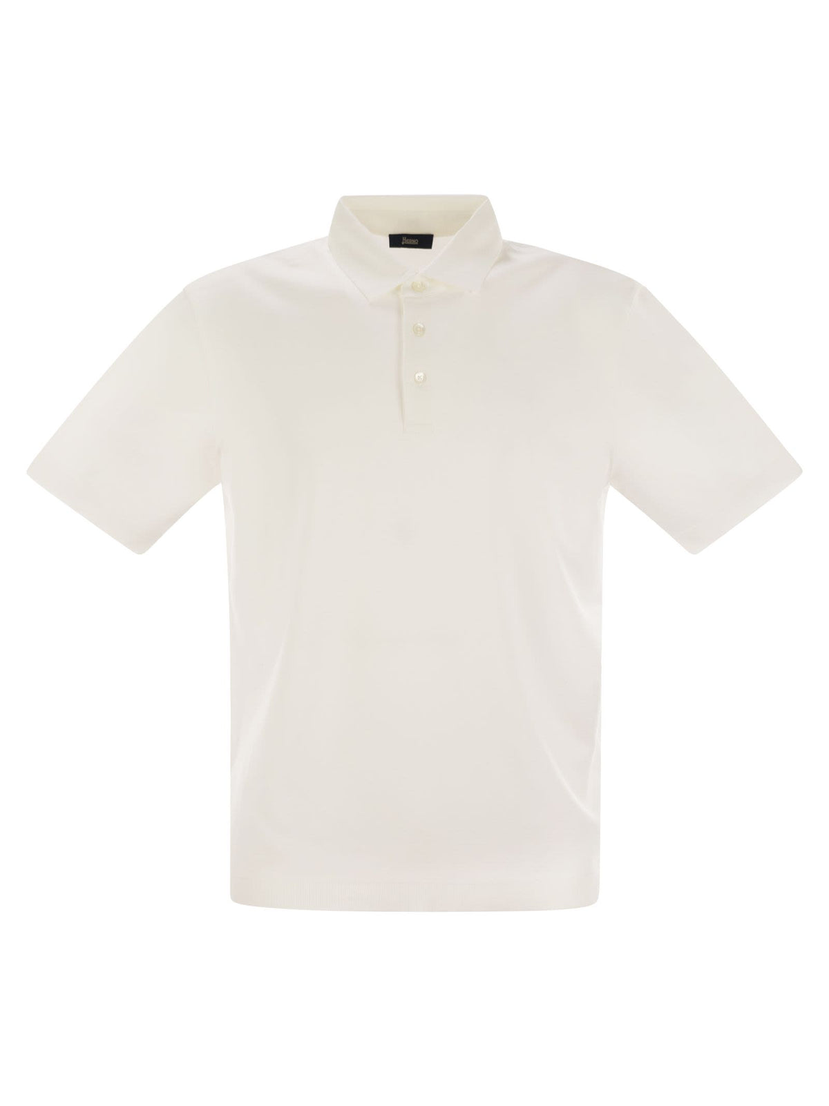 Herno Men Cotton Jersey Polo Shirt