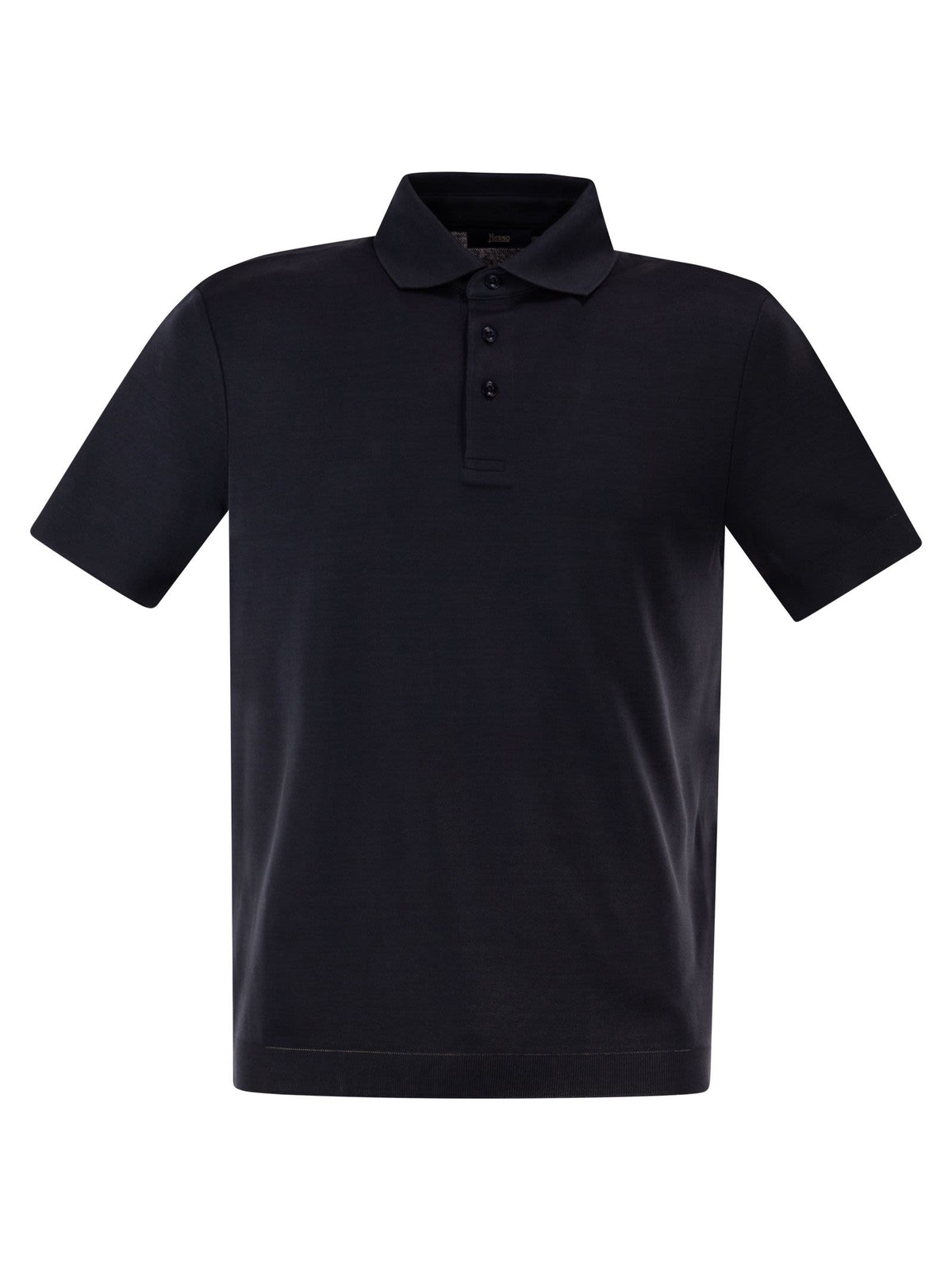 Herno Men Cotton Jersey Polo Shirt