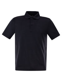 Herno Men Cotton Jersey Polo Shirt