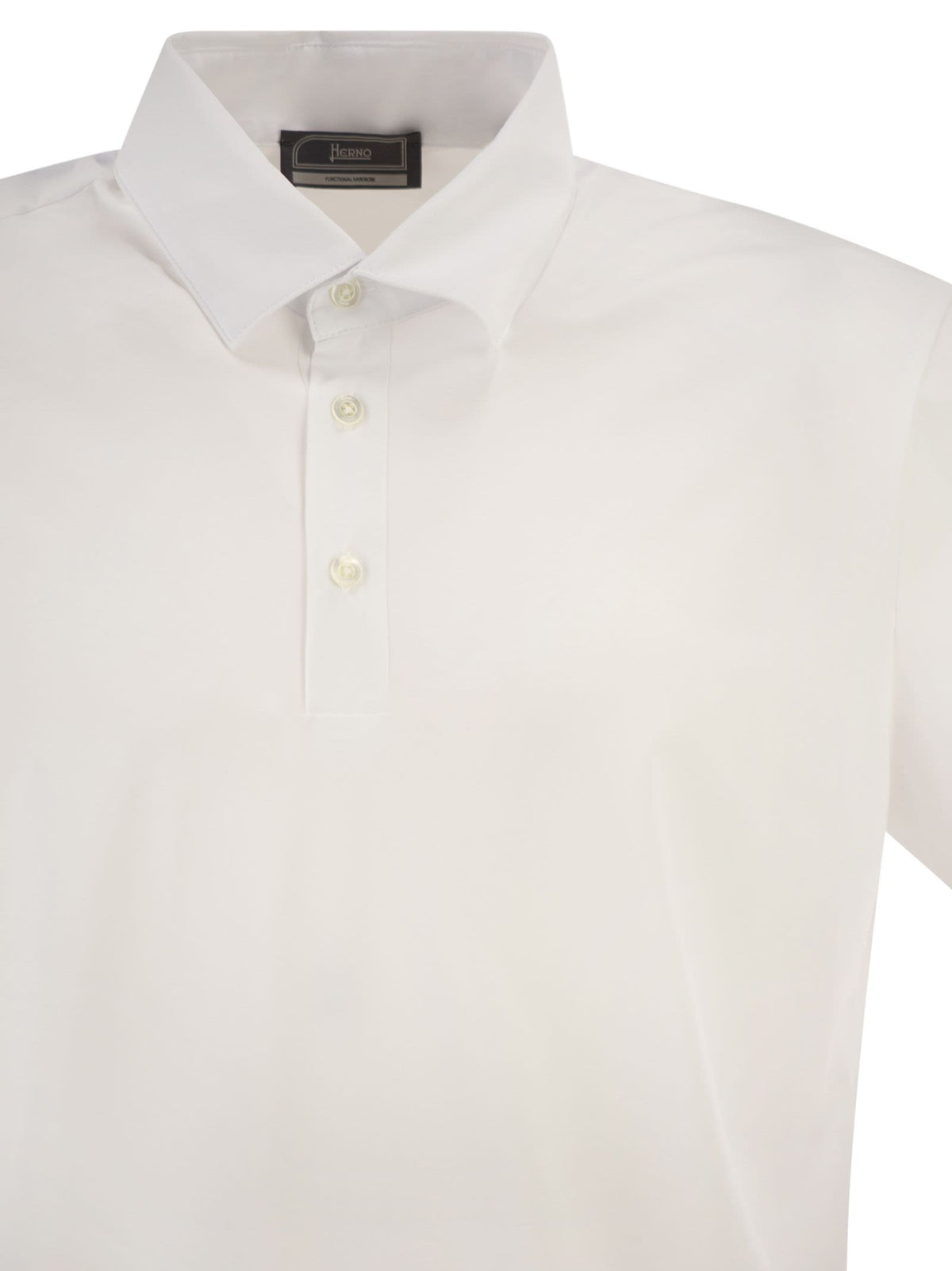 Herno Men Technical Functional Fabric Polo Shirt